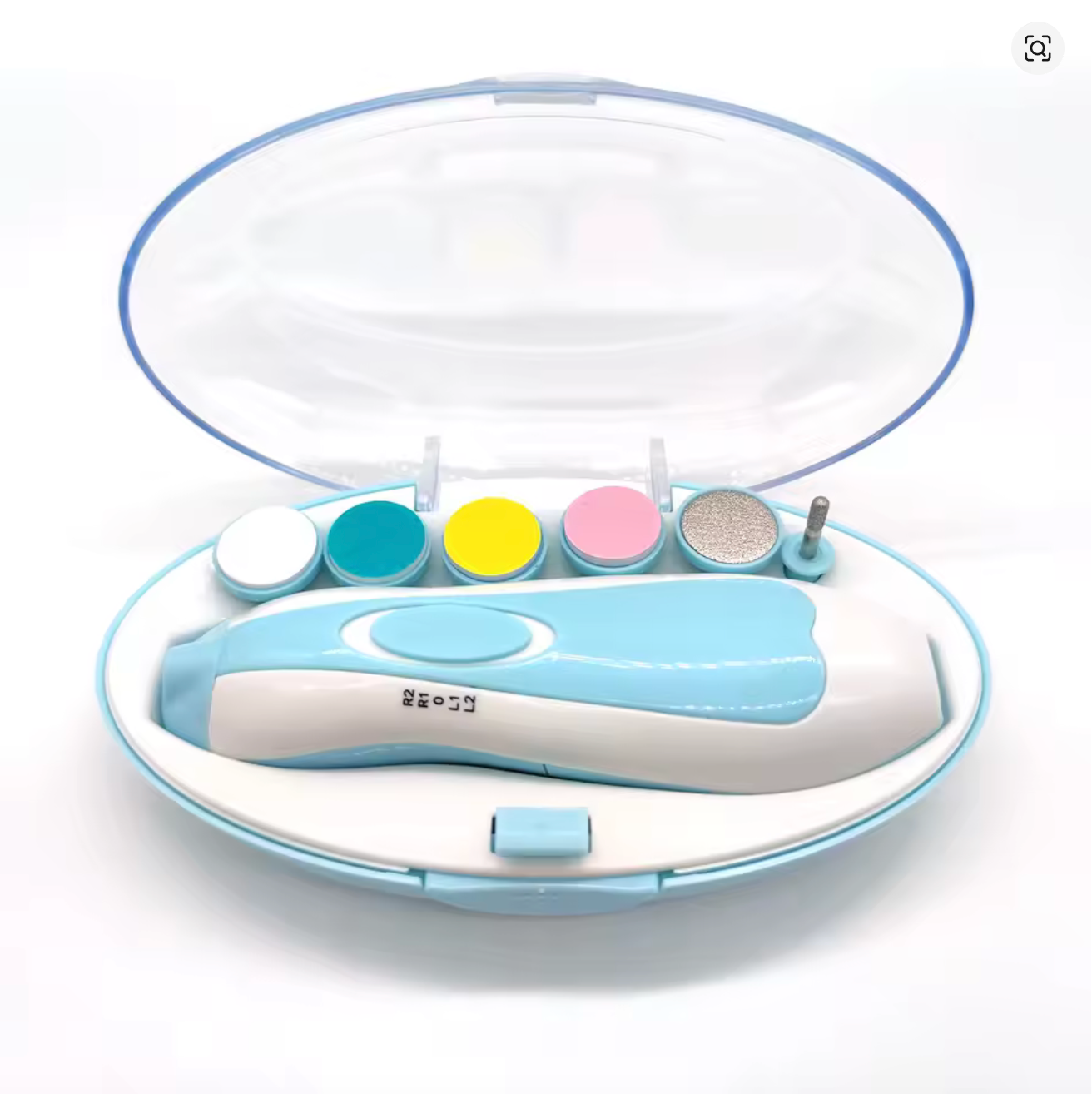 Sanftes Baby Nagelpflege-Set 6-in-1 Elektrischer Nagelschneider mit Aufsätzen