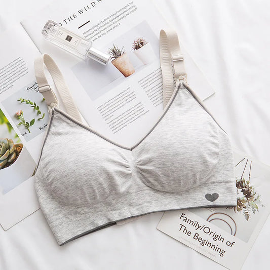 Elegante Still-BHs im Komfort-Set in Grau und Beige