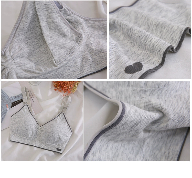 Elegante Still-BHs im Komfort-Set in Grau und Beige